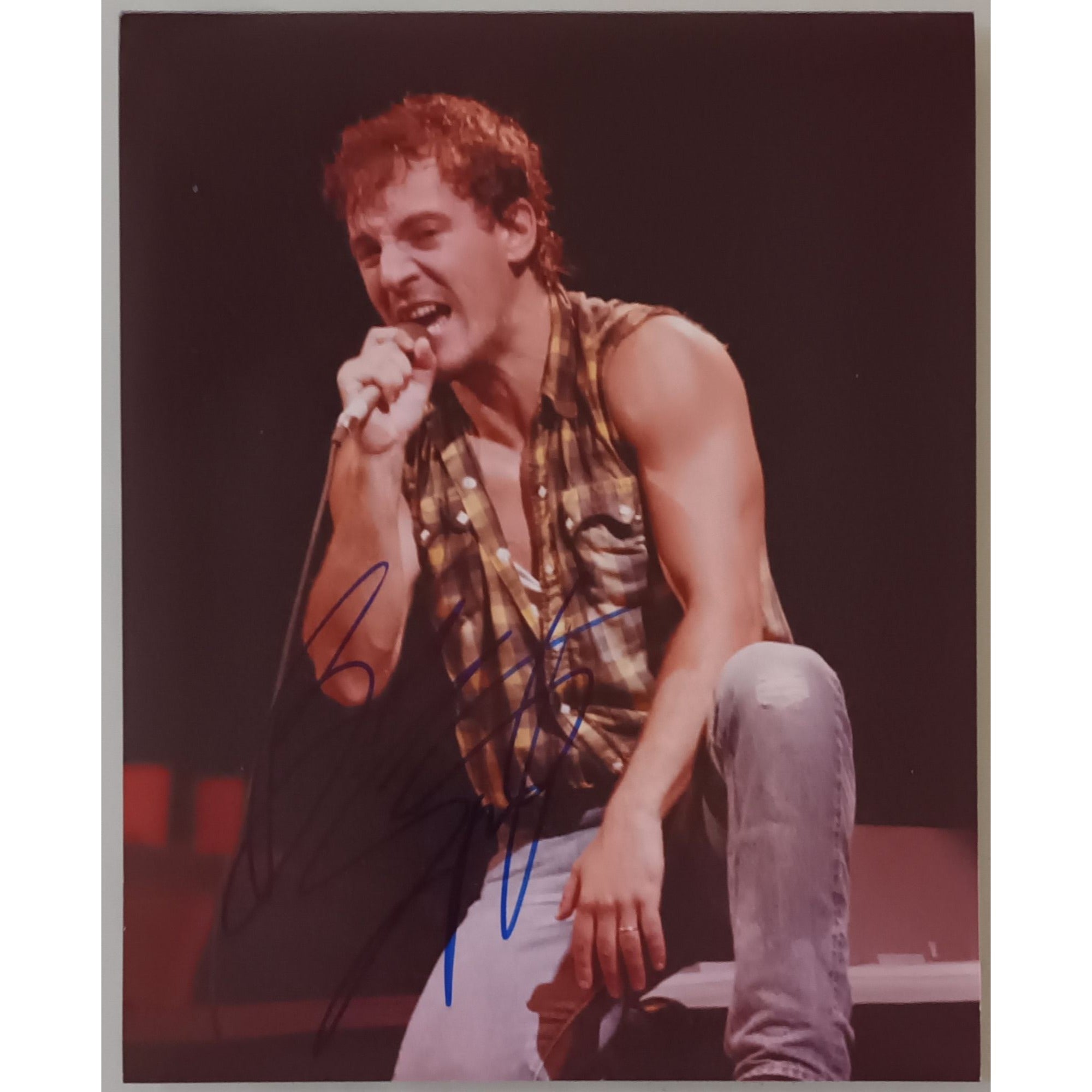 Bruce Springsteen 8x10 photo signed with proof