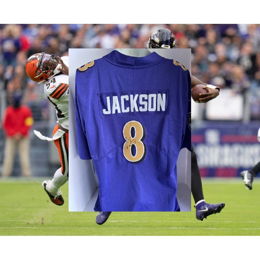 Lamar jackson signed ravens 2024 jersey