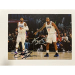 Load image into Gallery viewer, Los Angeles Clippers Kawhi Leonard and Paul George 8x10 photo signed with proof
