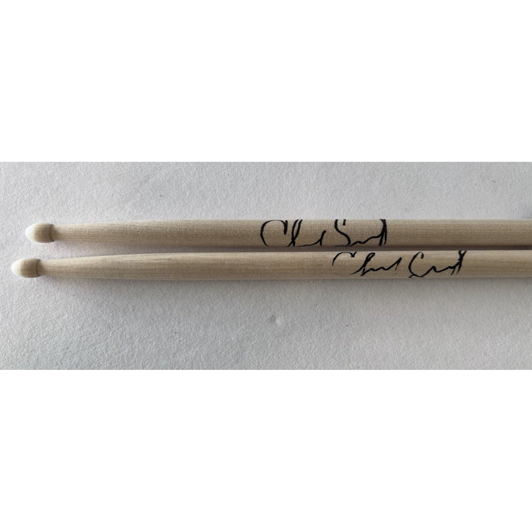 Chad Smith Red Hot Chili Peppers Drumsticks signed with proof