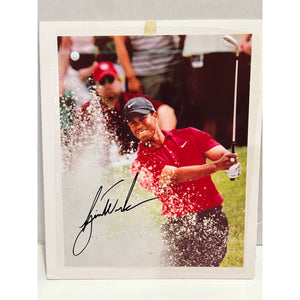 Tiger Woods 8x10 photo signed with proof