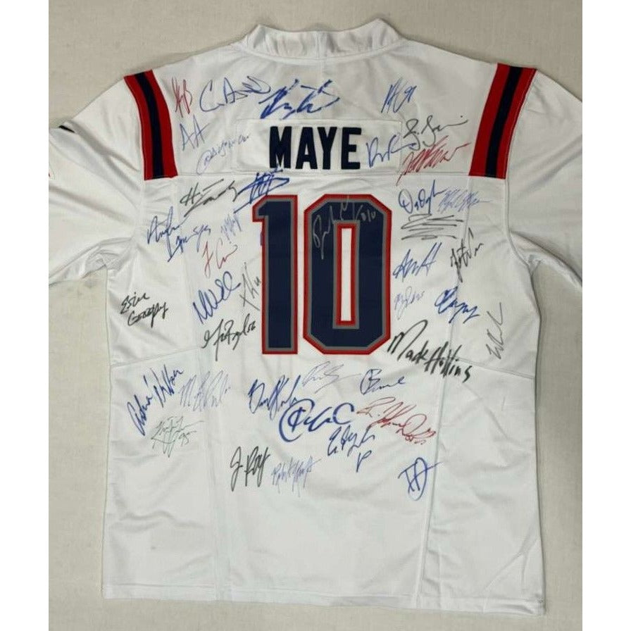 Drake Maye New England Patriots 2025 game model size xl team  signed jersey with proof