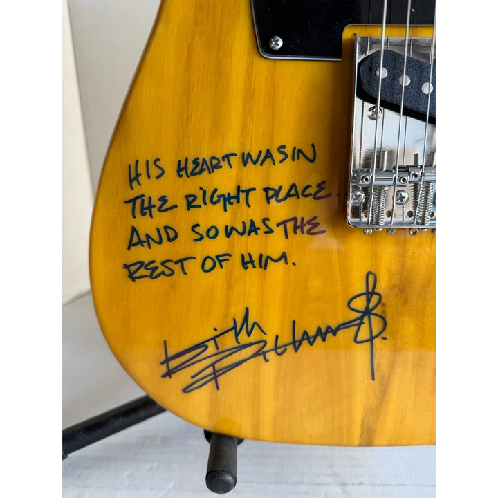Keith Richards BB King and Chuck Berry Telecaster electric guitar signed with proof.