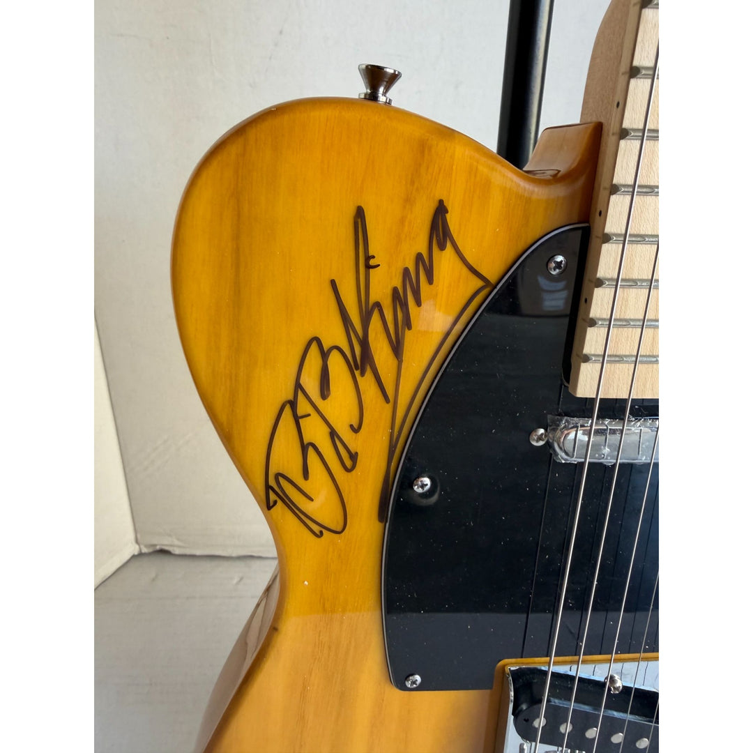 Keith Richards BB King and Chuck Berry Telecaster electric guitar signed with proof.
