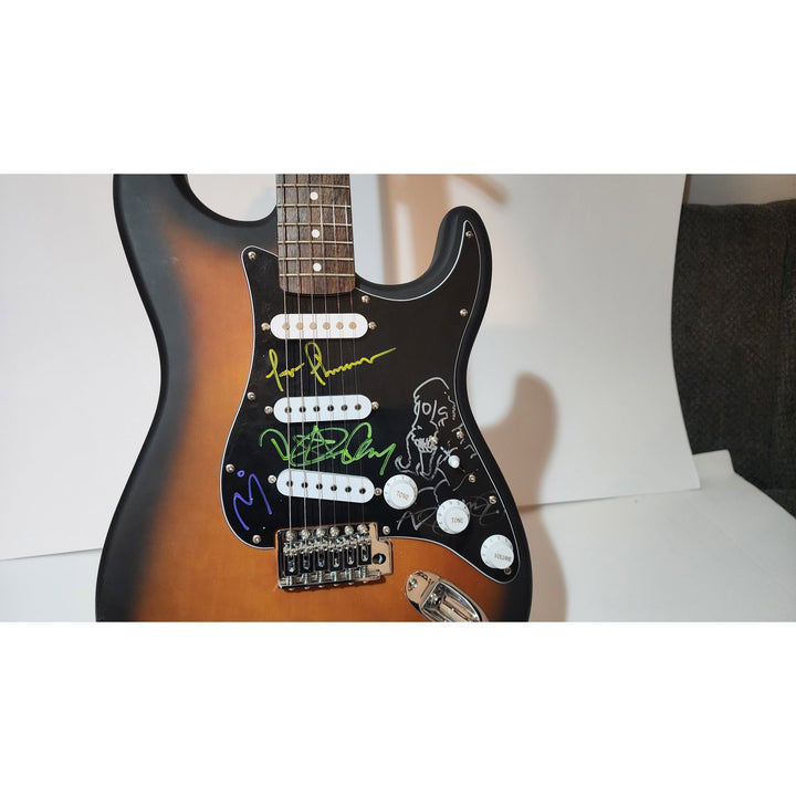 Tool: Maynard James Keenan Danny Carey, Justin Chancellor, Adam Jones authentic Fender Stratocasterelectric guitar signed with proof