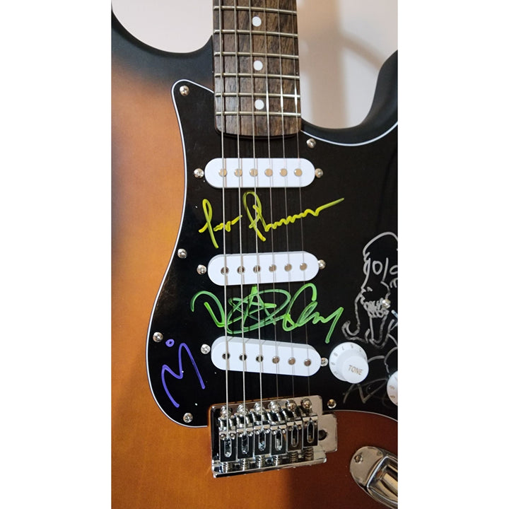 Tool: Maynard James Keenan Danny Carey, Justin Chancellor, Adam Jones authentic Fender Stratocasterelectric guitar signed with proof