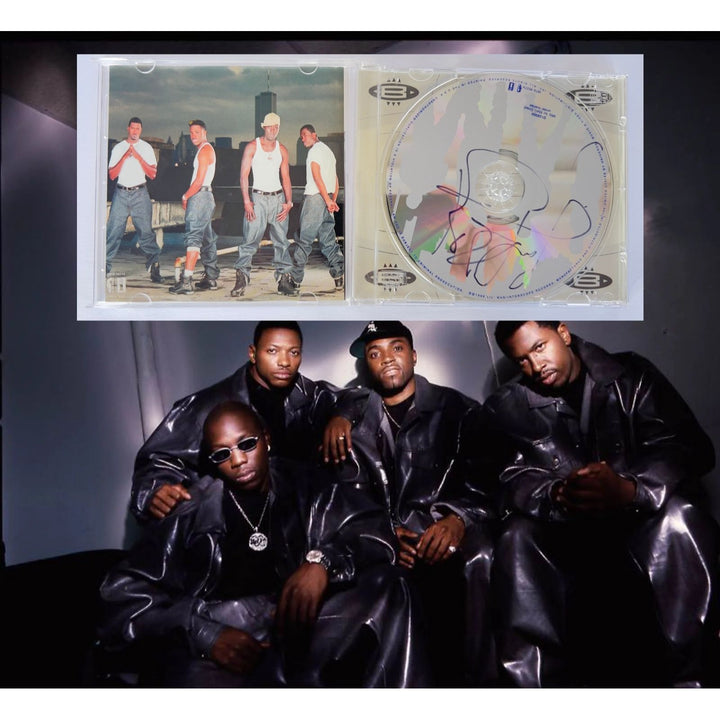 Black Street "Finally" Teddy Riley CD jacket & and CD both signed with proof