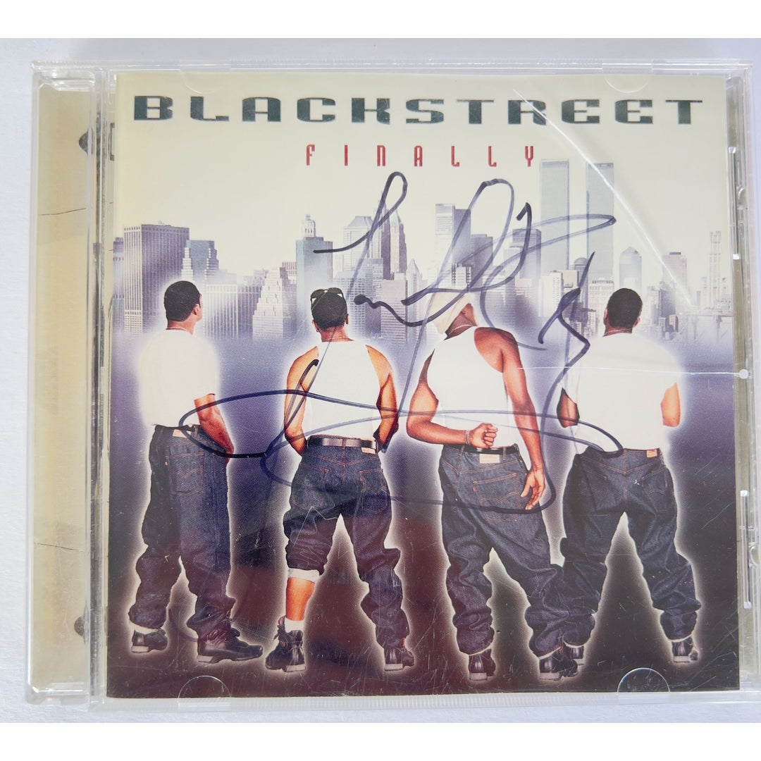 Black Street "Finally" Teddy Riley CD jacket & and CD both signed with proof