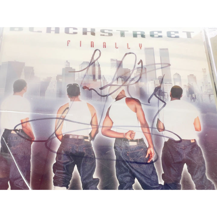 Black Street "Finally" Teddy Riley CD jacket & and CD both signed with proof