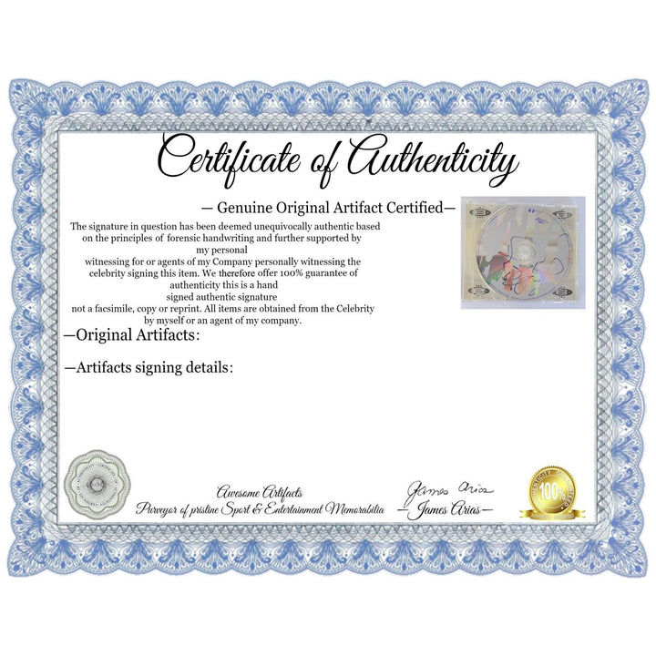 Black Street "Finally" Teddy Riley CD jacket & and CD both signed with proof