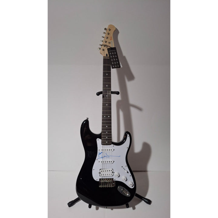 Denver, John authentic Fender Stratocaster Squier electric guitar signed with proof