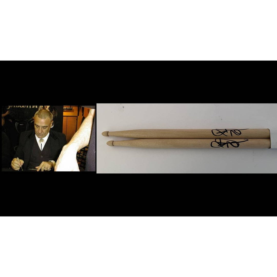 Bill Ward of Black Sabbath Drumsticks signed with proof.