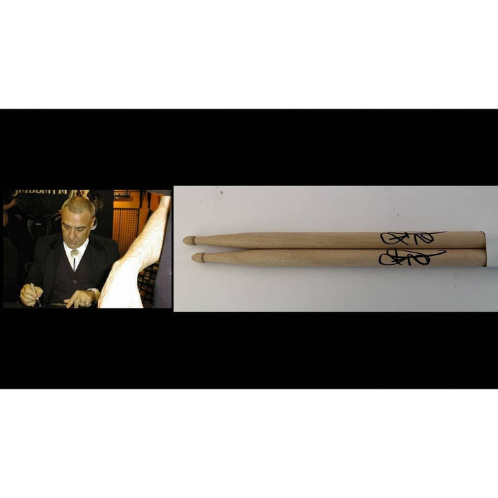 Bill Ward of Black Sabbath Drumsticks signed with proof.