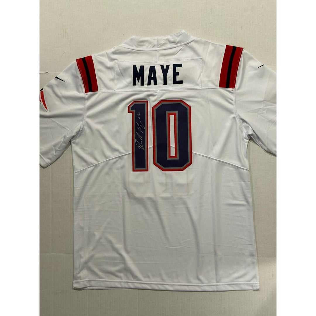 Drake Maye New England Patriots Game Model jersey signed with proof