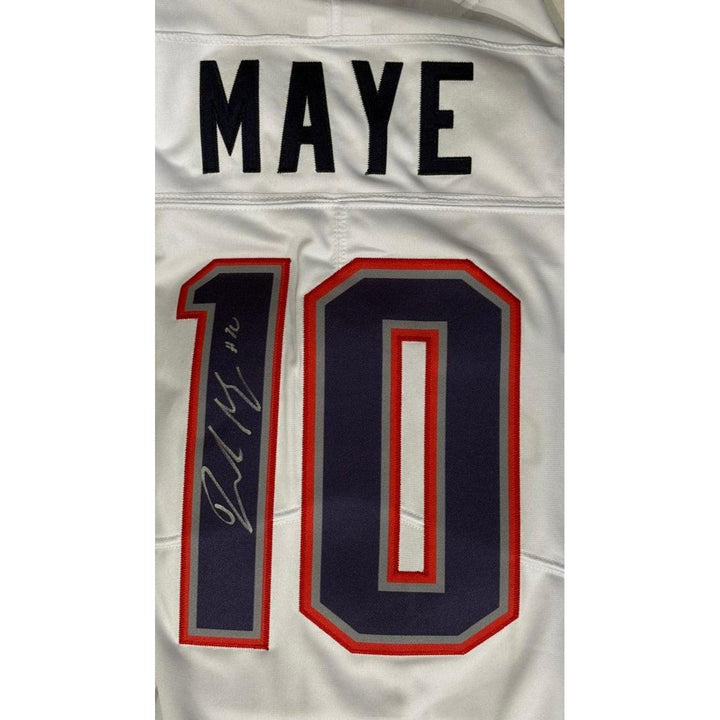 Drake Maye New England Patriots Game Model jersey signed with proof