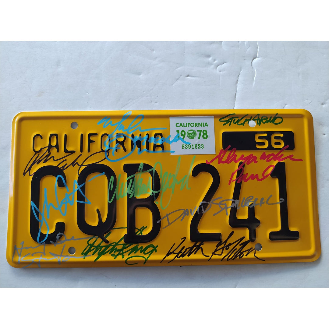 Christine original license plate signed with proof Stephen King John Carpenter