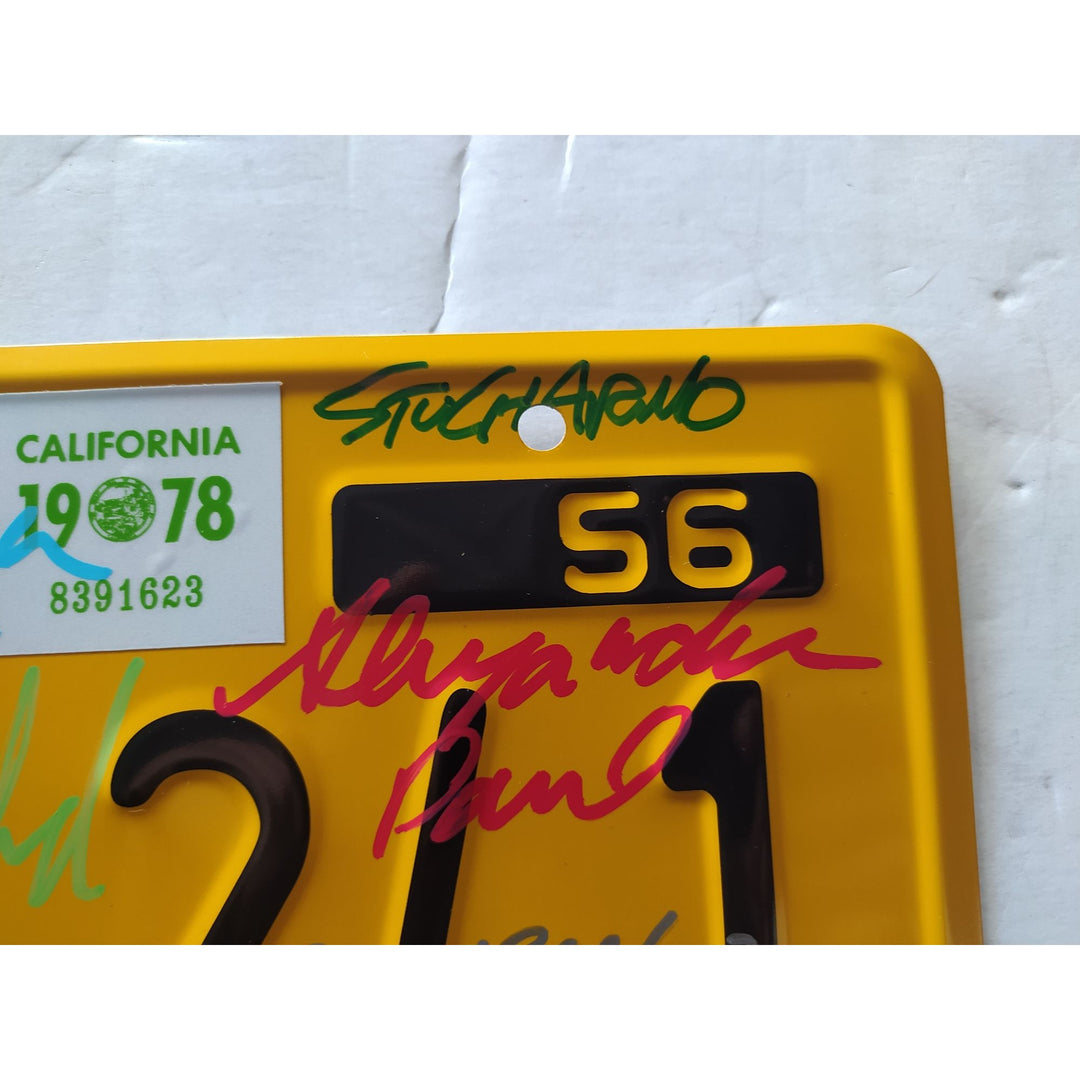 Christine original license plate signed with proof Stephen King John Carpenter