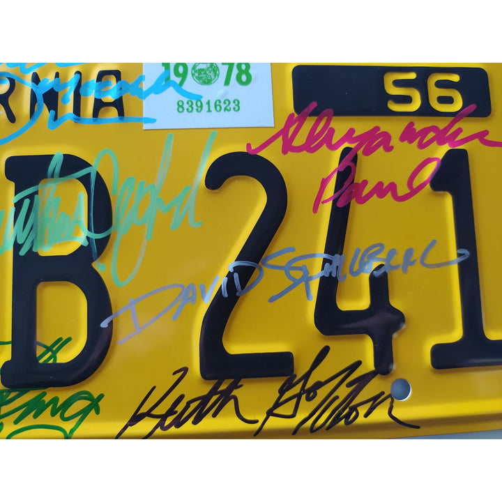 Christine original license plate signed with proof Stephen King John Carpenter