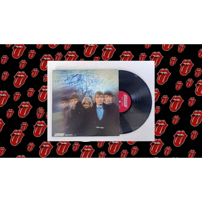 Rolling Stones Lp 'Between the Buttons" Mick Jagger, Bill Wyman, Keith Richards, Brian Jones signed with proof