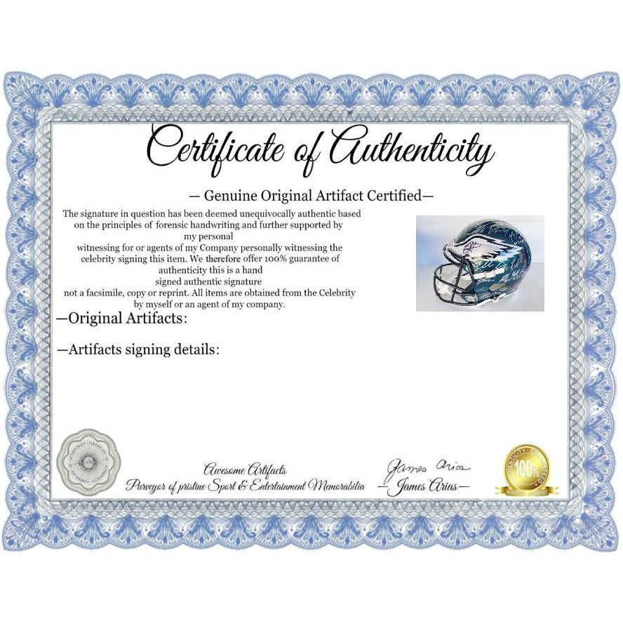 Jalen Hurts AJ Brown Devanta Smith Jason Kelce Philadelphia Eagles 2022/23 NFC champions team signed