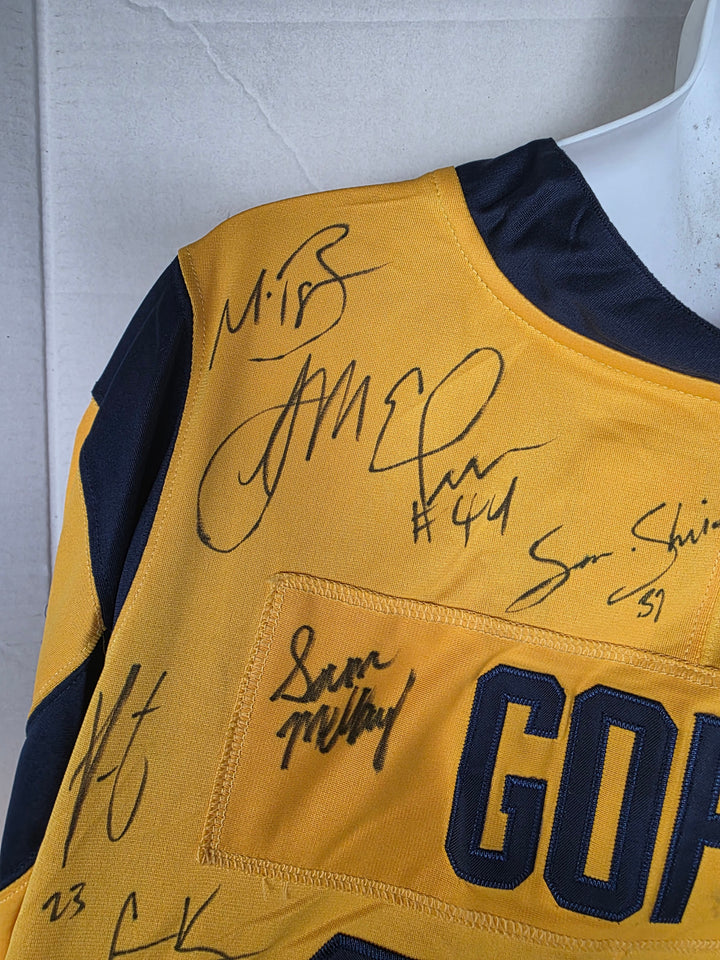 Los Angeles Rams team signatures close-up 7
