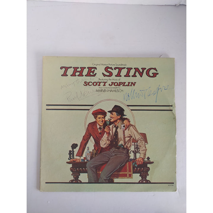 The Sting original motion picture soundtrack Paul Newman and Robert Redford signed with proof