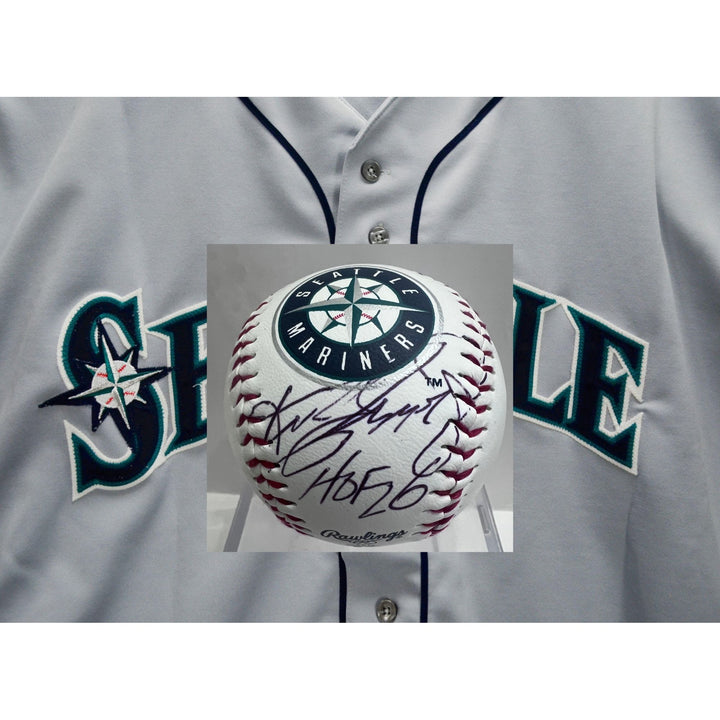 Seattle Mariners Ken Griffey Jr Rawlings MLB baseball signed with proof.