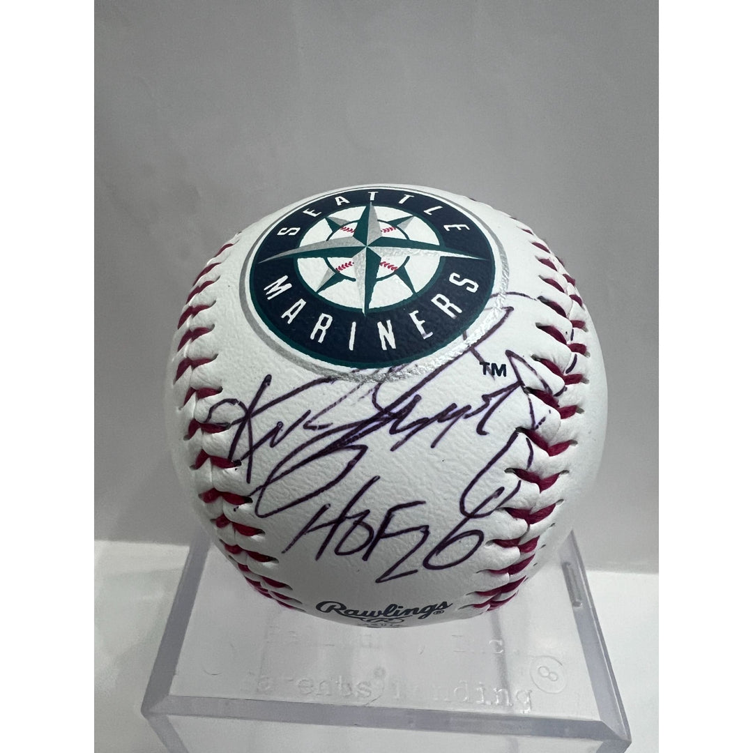 Seattle Mariners Ken Griffey Jr Rawlings MLB baseball signed with proof.