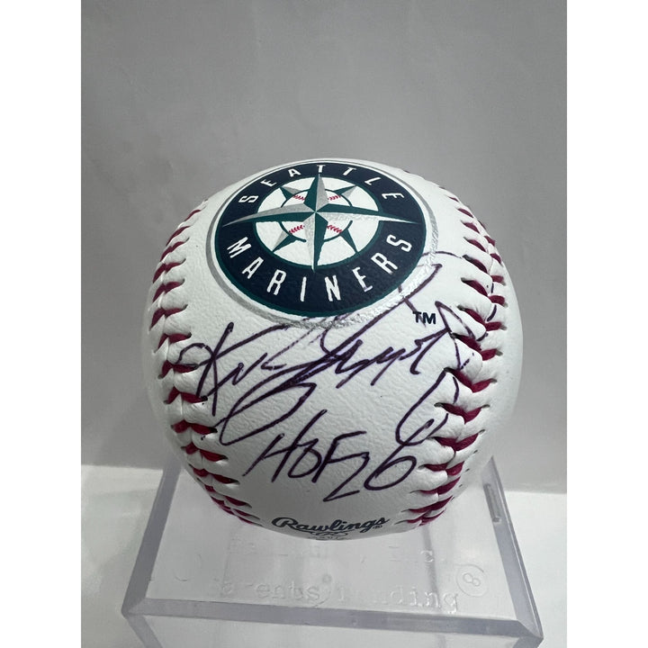 Seattle Mariners Ken Griffey Jr Rawlings MLB baseball signed with proof.