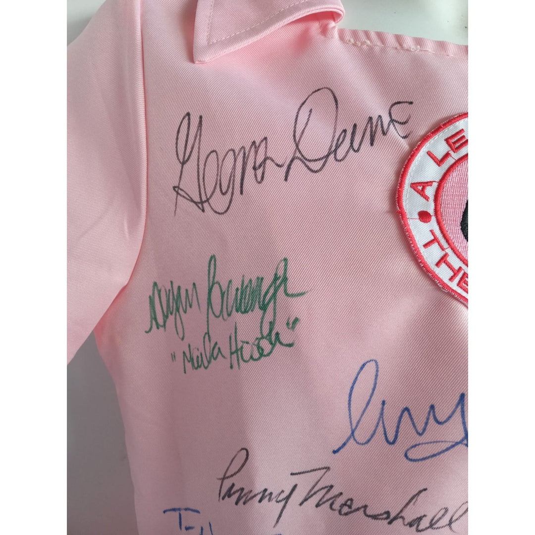 "A League of Their Own " Tom Hanks Gena Davis Rosie O'Donnell Madonna cast signed authentic  Rockford Peaches, jersey signed with proof