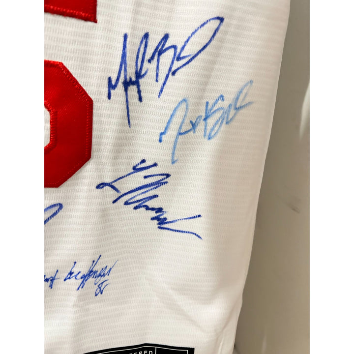 Los Angeles Dodgers 2024 World Series champs Freddie Freeman MLB Nike M game model jersey signed with proof