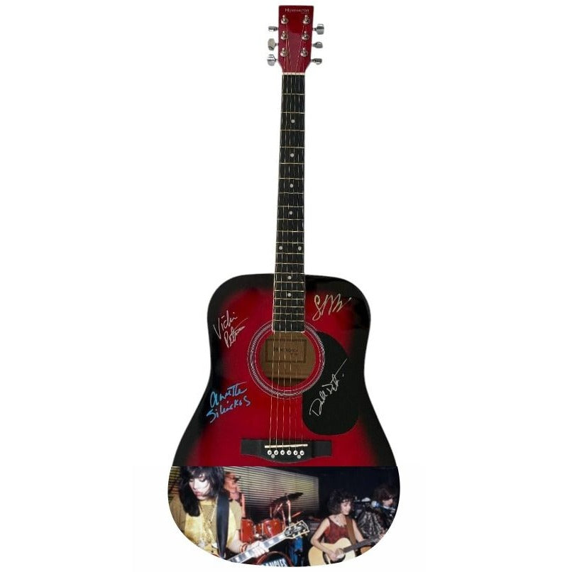 Bangles One of a Kind full size acoustic guitar signed with proof.