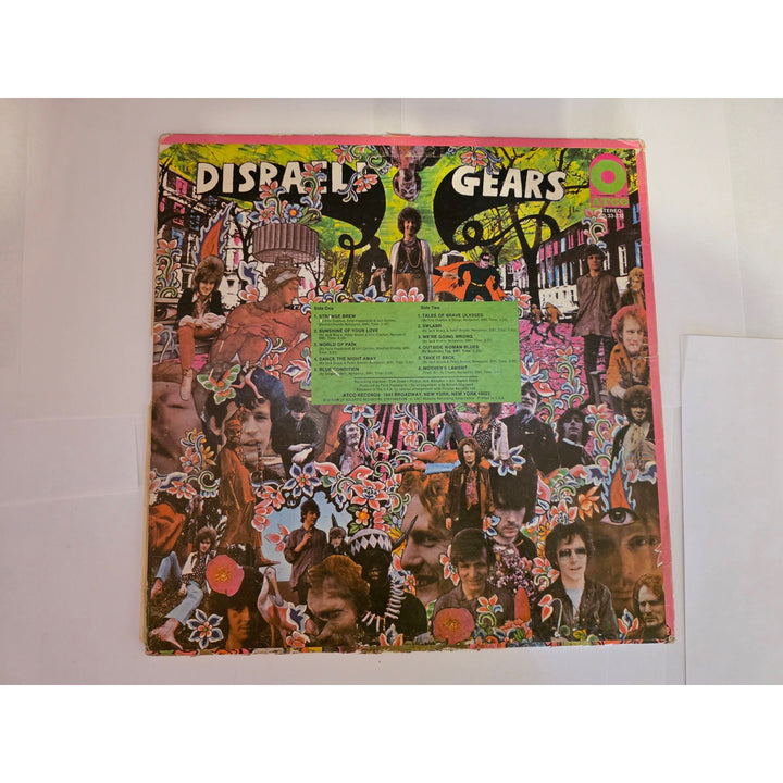Cream Eric Clapton, Ginger Baker, Jack Bruce "Disraeli Gears" LP signed with proof.