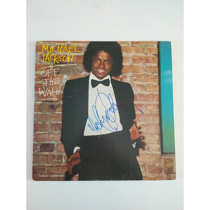 Michael Jackson Off the Wall original LP signed with proof