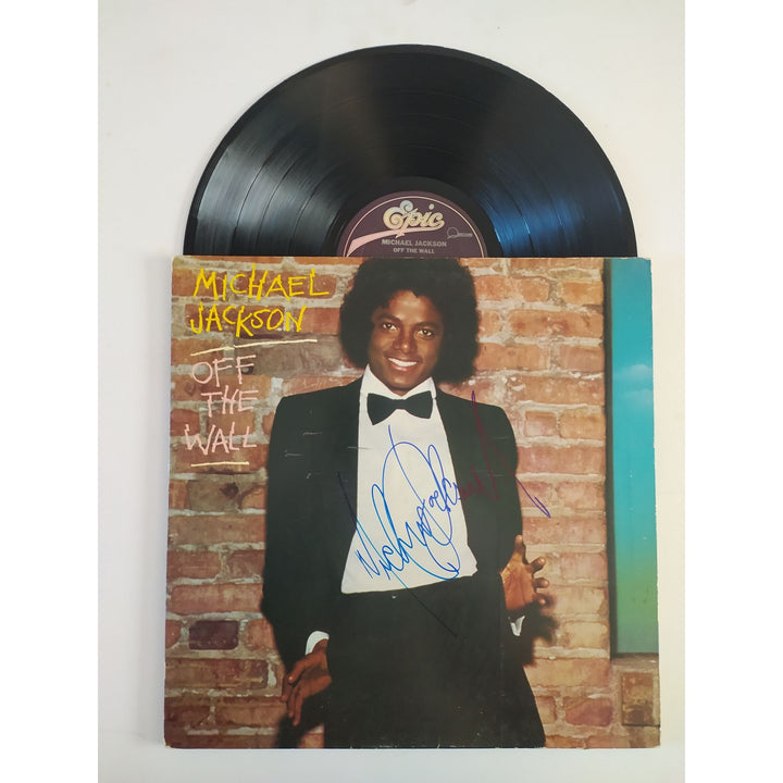 Michael Jackson Off the Wall original LP signed with proof