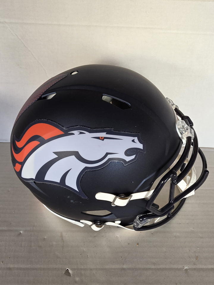 Denver Broncos Bo Nix Courtland Sutton Nik Bonitto Zach Allen Garett Bolles Sean Payton Riddell Speed Authentic Game Model Helmet Signed Variant A.