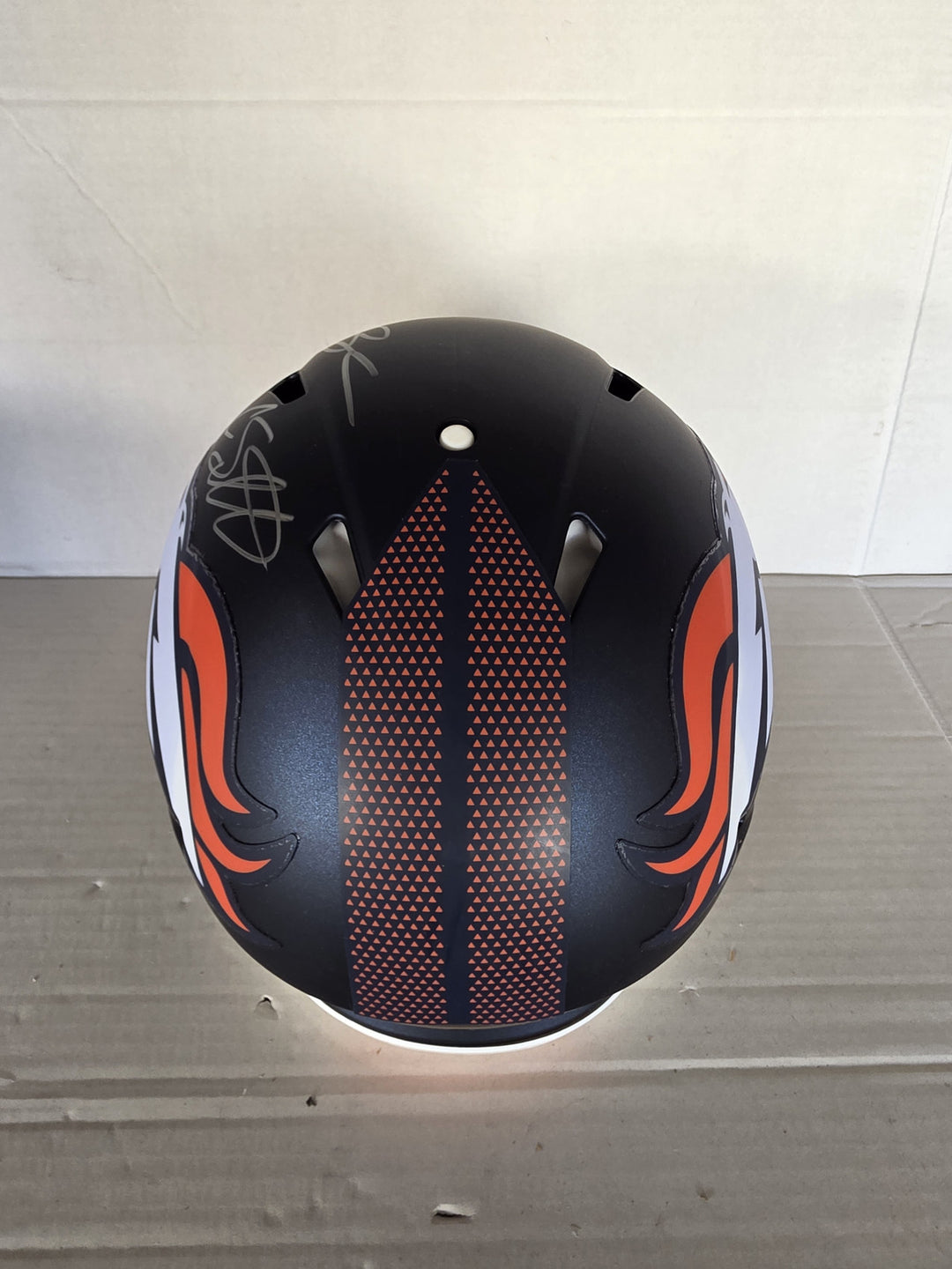 Denver Broncos Bo Nix Courtland Sutton Nik Bonitto Zach Allen Garett Bolles Sean Payton Riddell Speed Authentic Game Model Helmet Signed Variant A.