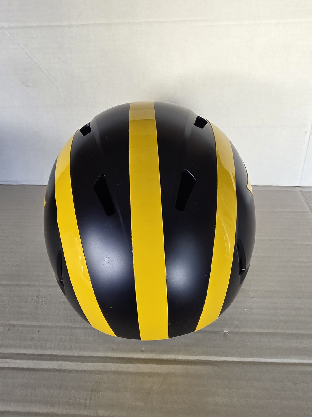 Tom Brady Michigan Wolverines Riddell Speed Full Size Helmet Signed Go Blue Inscription Photo Proof.