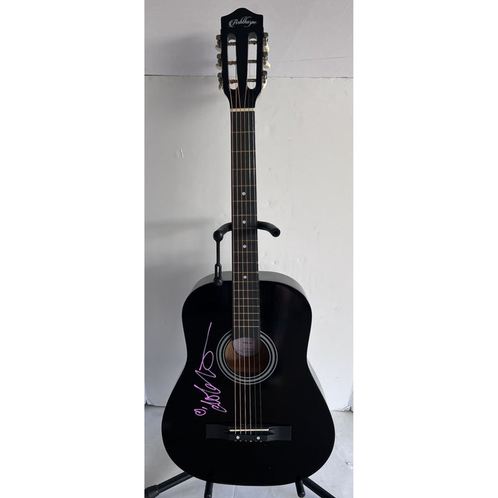 Norah Jones full size acoustic guitar signed with proof