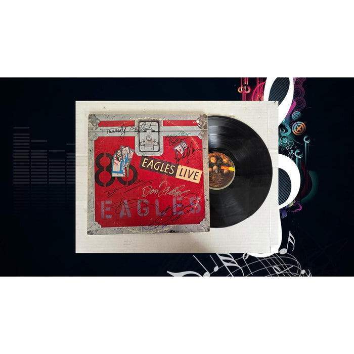 The Eagles ''Live'' LP signed with proof