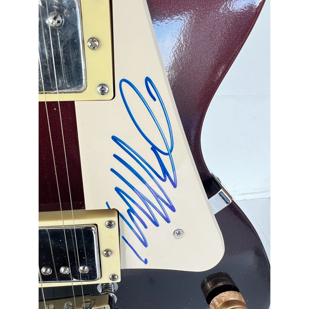 Jeff Beck one of a kind full size guitar signed with proof