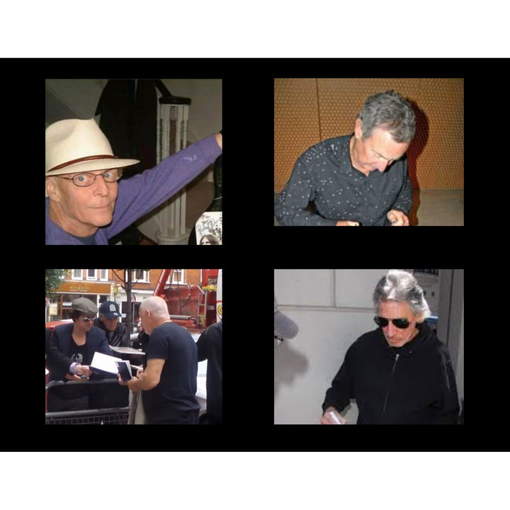 Pink Floyd David Gilmour Roger waters Richard Wright Nick Mason Mason full size Stratocaster electric guitar signed with proof