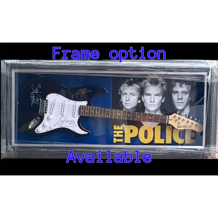 Pink Floyd David Gilmour Roger waters Richard Wright Nick Mason Mason full size Stratocaster electric guitar signed with proof