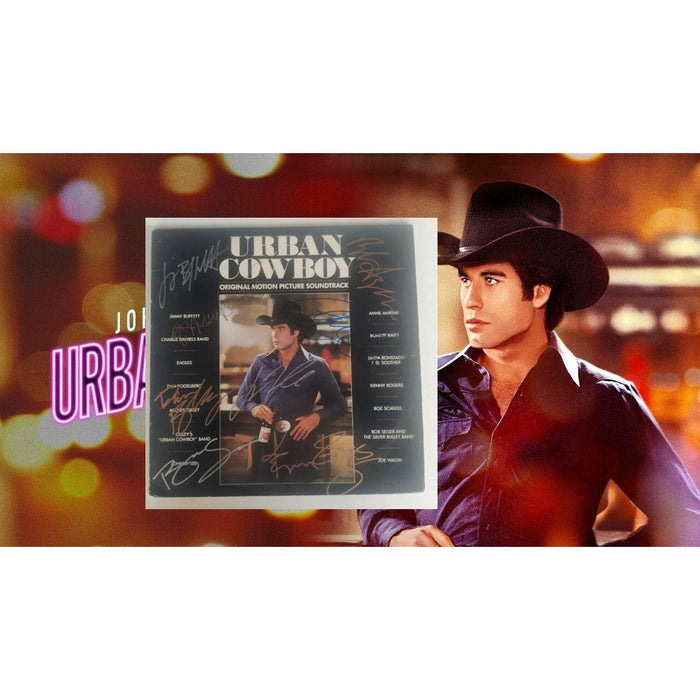 Urban Cowboy original album LP signed with proof