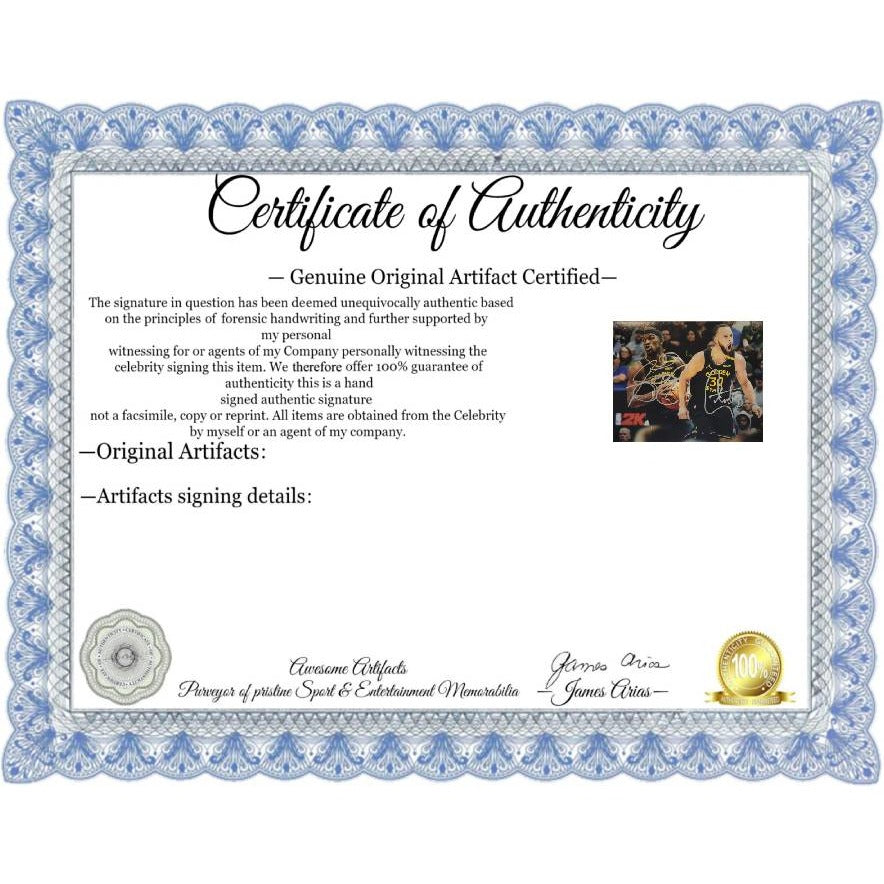 Stephen Curry and Jimmy Butler 8x10 photo signed with proof.