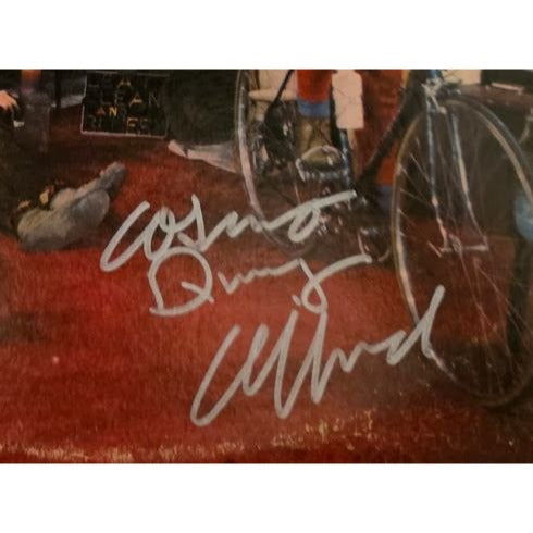 Tom and John Fogarty Stu Cook dog Clifford Cosmos Factory original LP signed with proof.