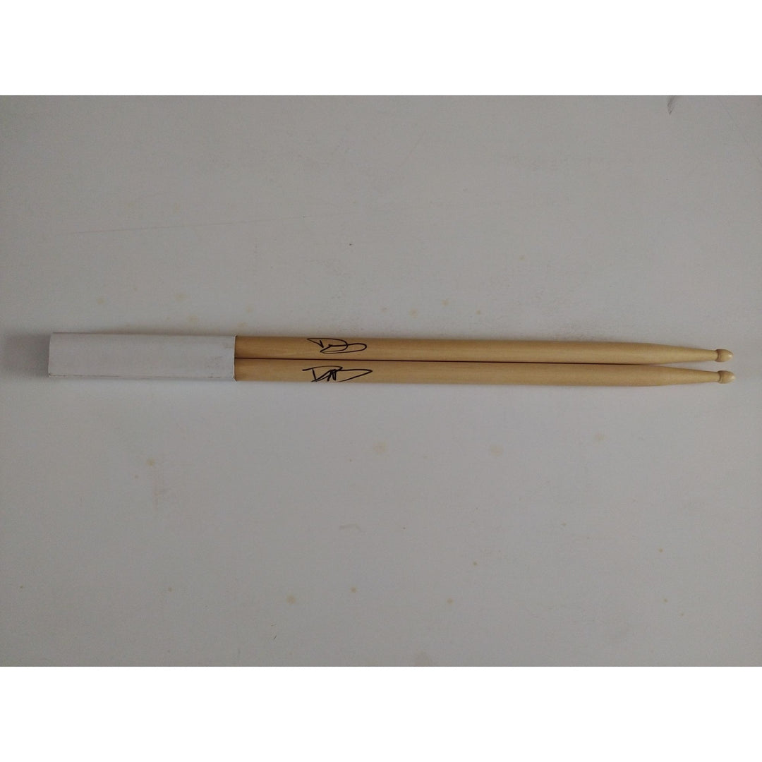 David Grohl Nirvana Foo Fighters drummer signed drumsticks with proof.