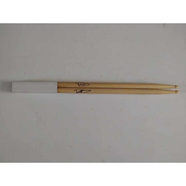 David Grohl Nirvana Foo Fighters drummer signed drumsticks with proof.