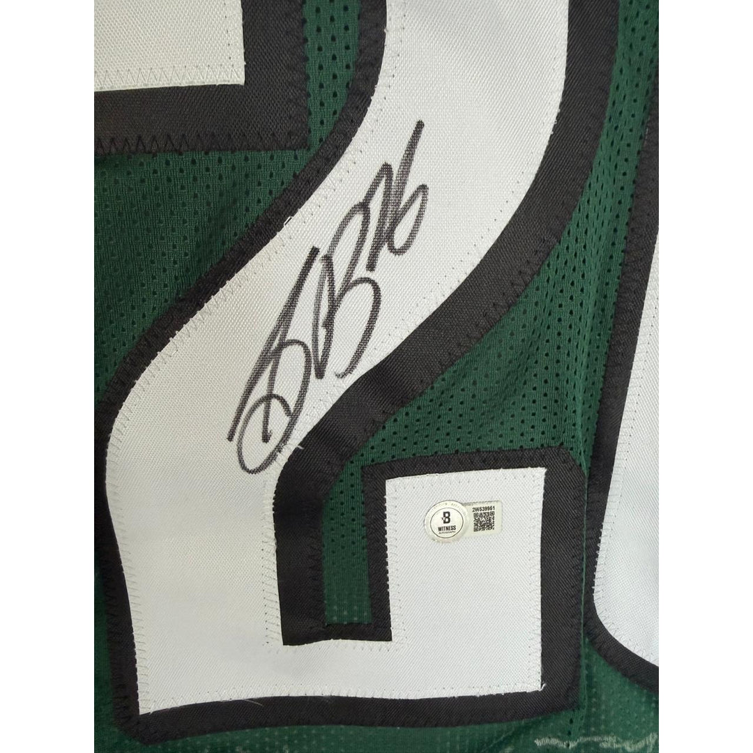 Saquon Barkley Philadelphia Eagles Superbowl XIL game model jersey team signed (45 plus signed) with proof.