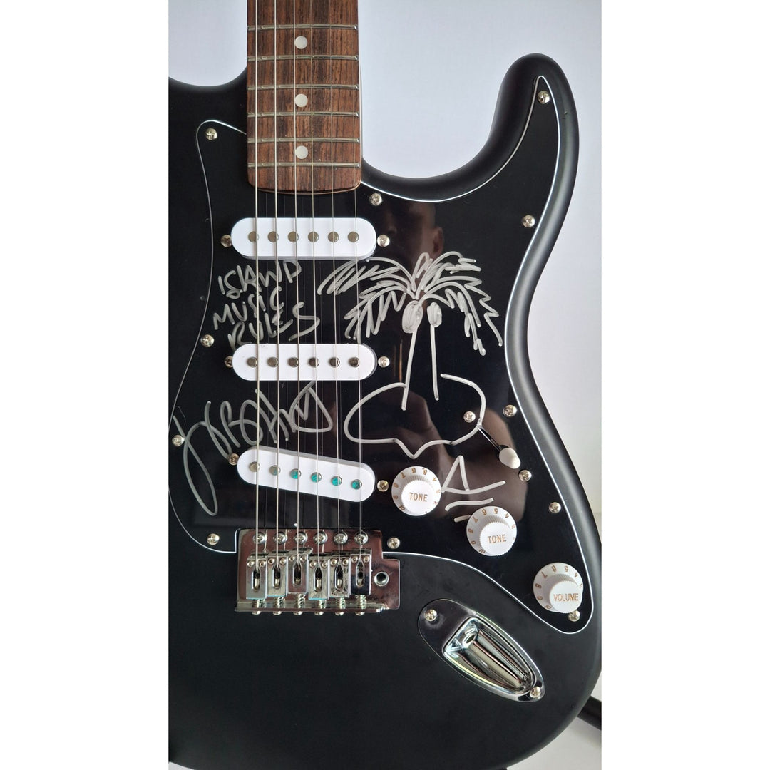 Jimmy Buffett Fender Stratocaster full size electric guitar signed with proof